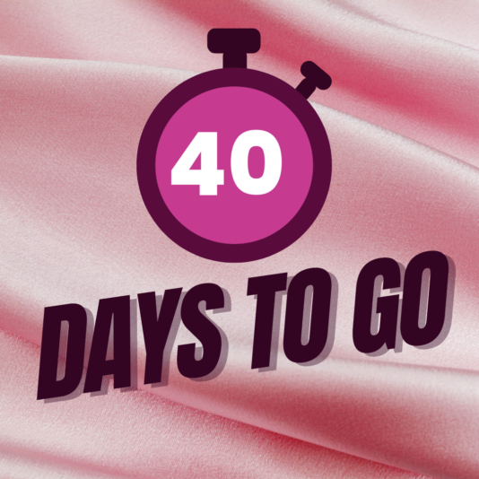 Purple Stopwatch Minimalist Countdown Instagram Post