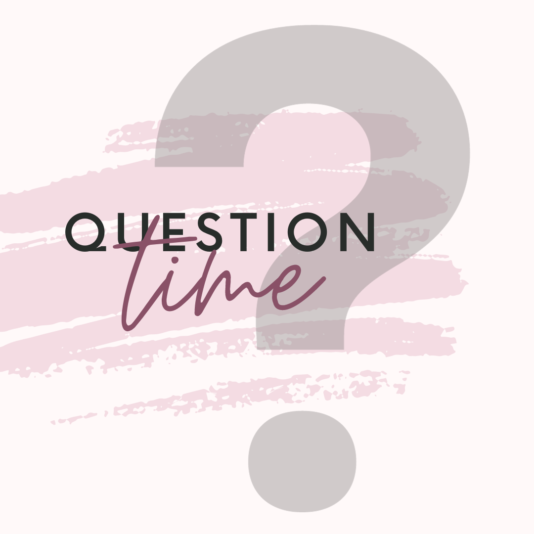 Pink Feminie Question Engagement Instagram Post